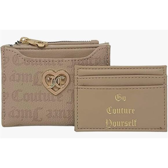 Juicy Couture Handbags - Juicy Couture Bifold Wallet with Pullout Card Holder Cafe Gothic 13JCCENJC